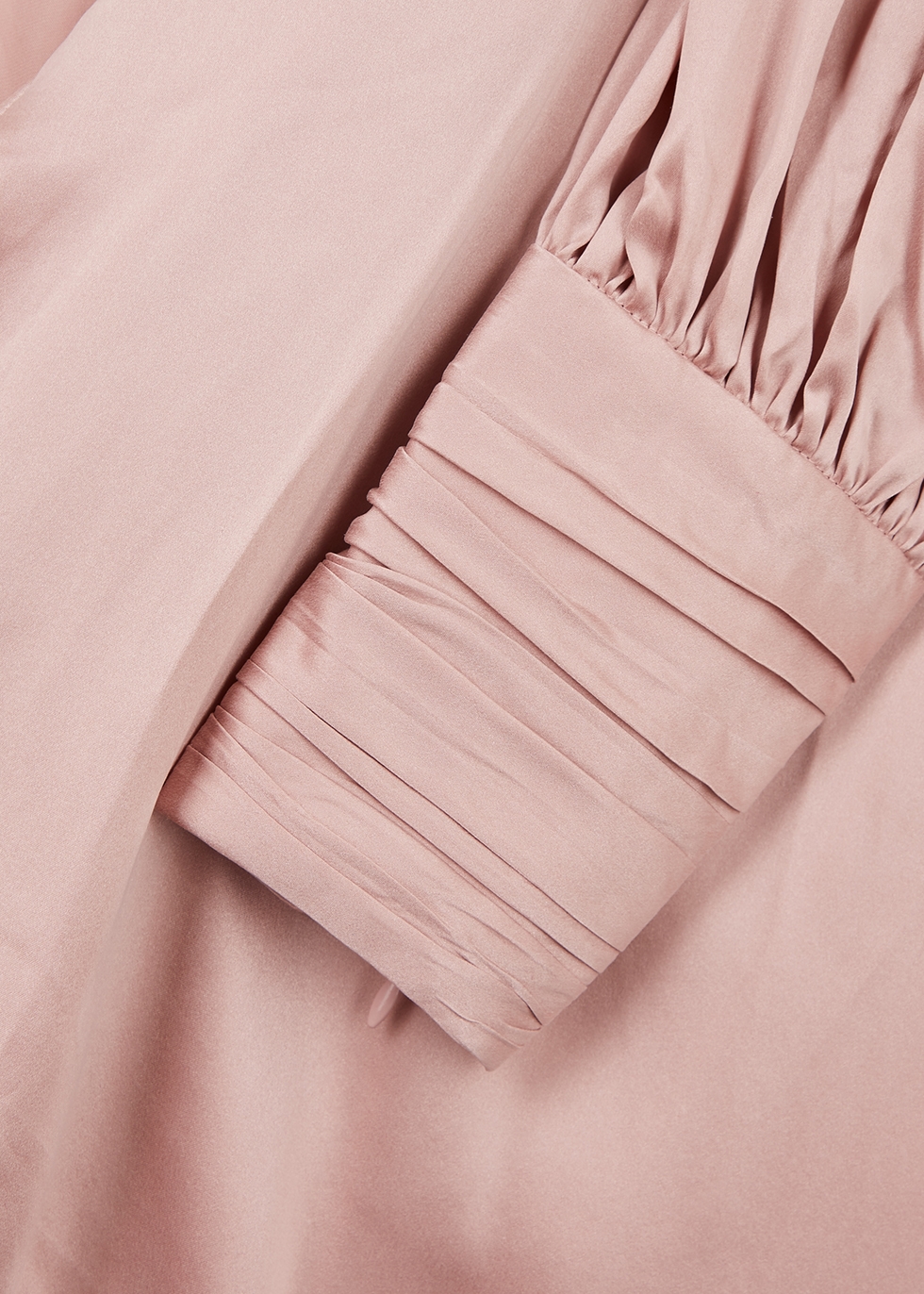 Zimmermann Blush silk-satin midi wrap dress - Harvey Nichols